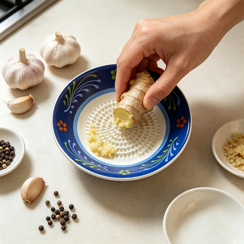 Baby Food Grater - Seramik Zencefil Rendeleyici Çok Fonksiyonlu El