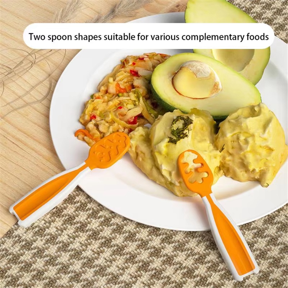 Baby Food For 6 Months - ABGG-Bebek Kendi Kendine Beslenme Kaşık Seti,