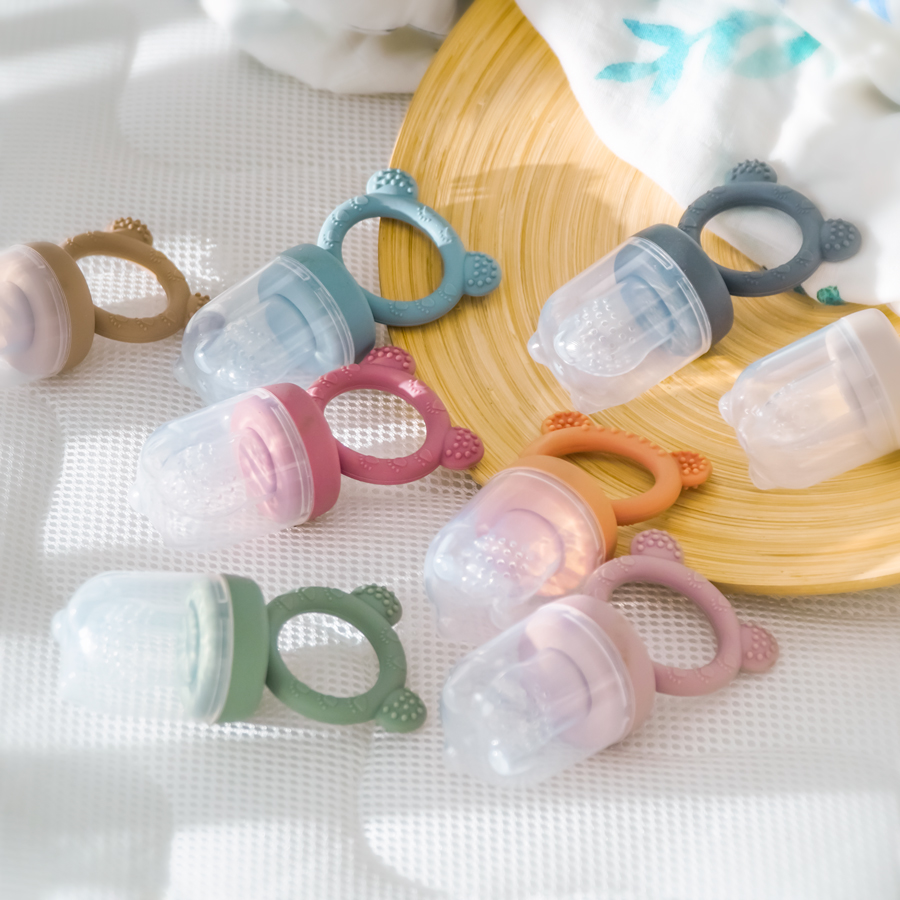Baby Food For 6 Months - Bebek emzik meyve besleyici kapak silikon