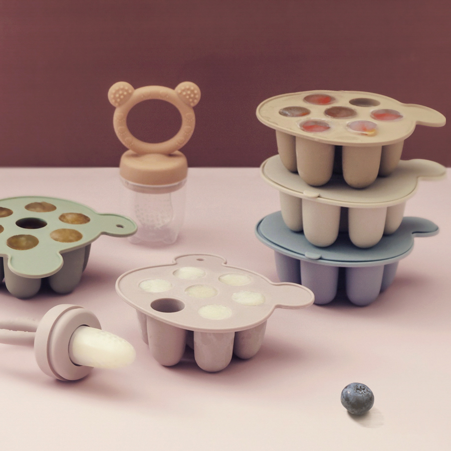 Baby Food Nan - Bebek Dondurma Kalıbı Silikon Dondurma Yapıcı