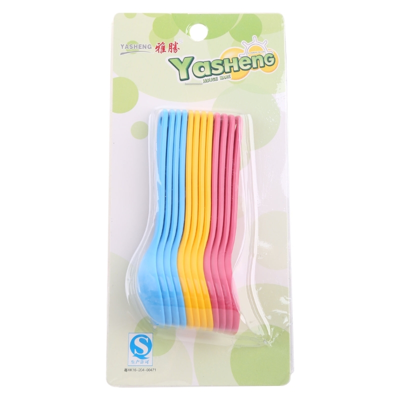 Baby Food Utensils - 12 adet bebek besleme kaşığı güvenli