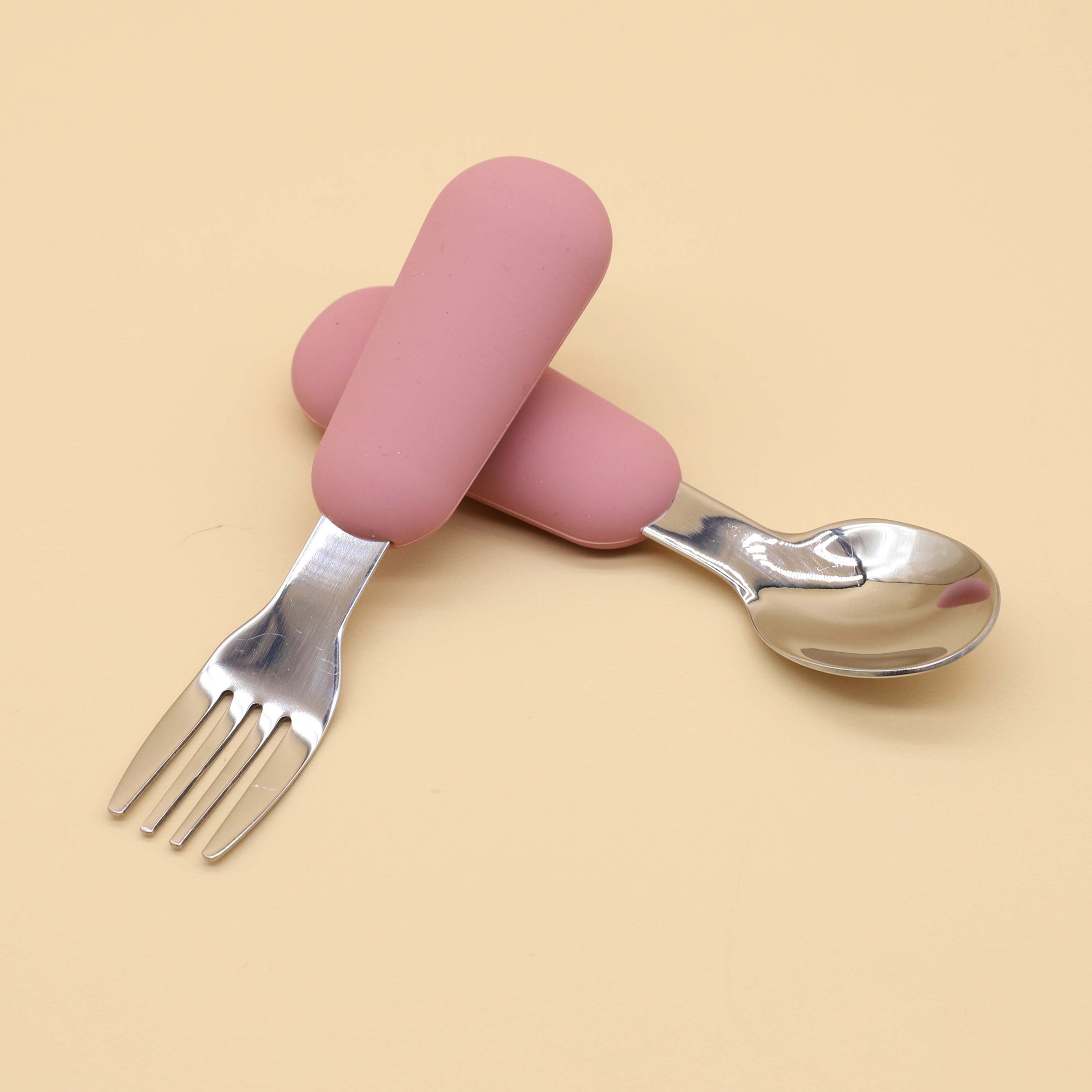 Silikon paslanmaz çelik kaşık  - Baby Food Utensils incelemesi ve fiyatı