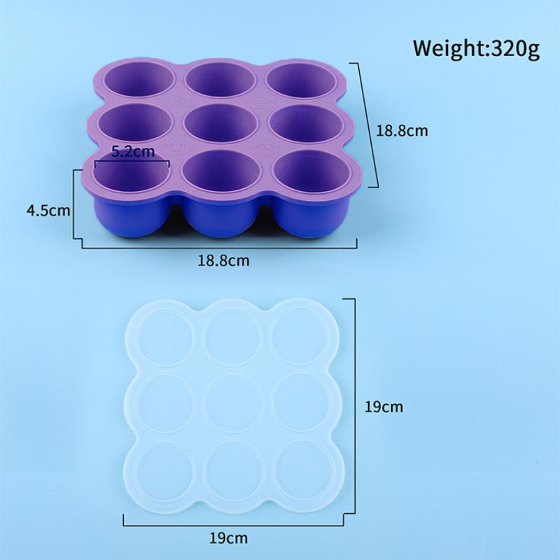 Bebek Maması Silikon Kap 9 Böl - Baby Food Nan incelemesi ve fiyatı