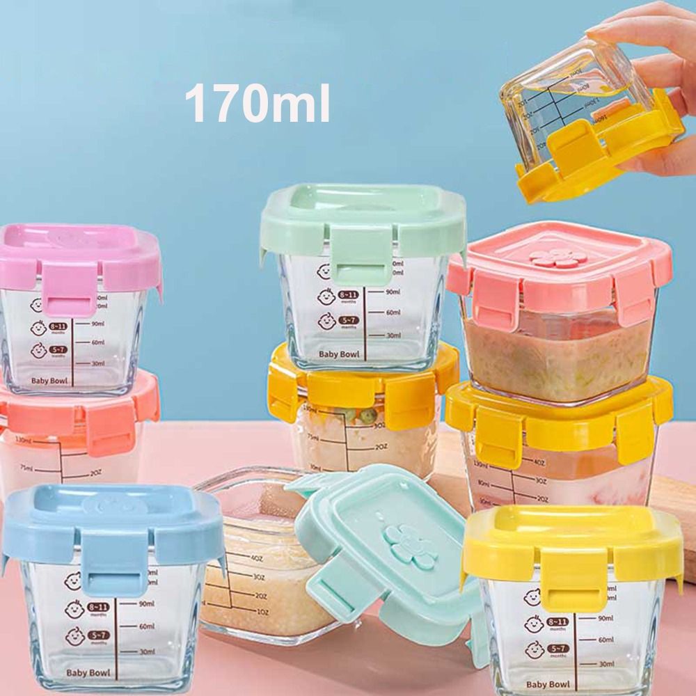 170ml cam gıda saklama kutusu  - Baby Food Glass incelemesi ve fiyatı