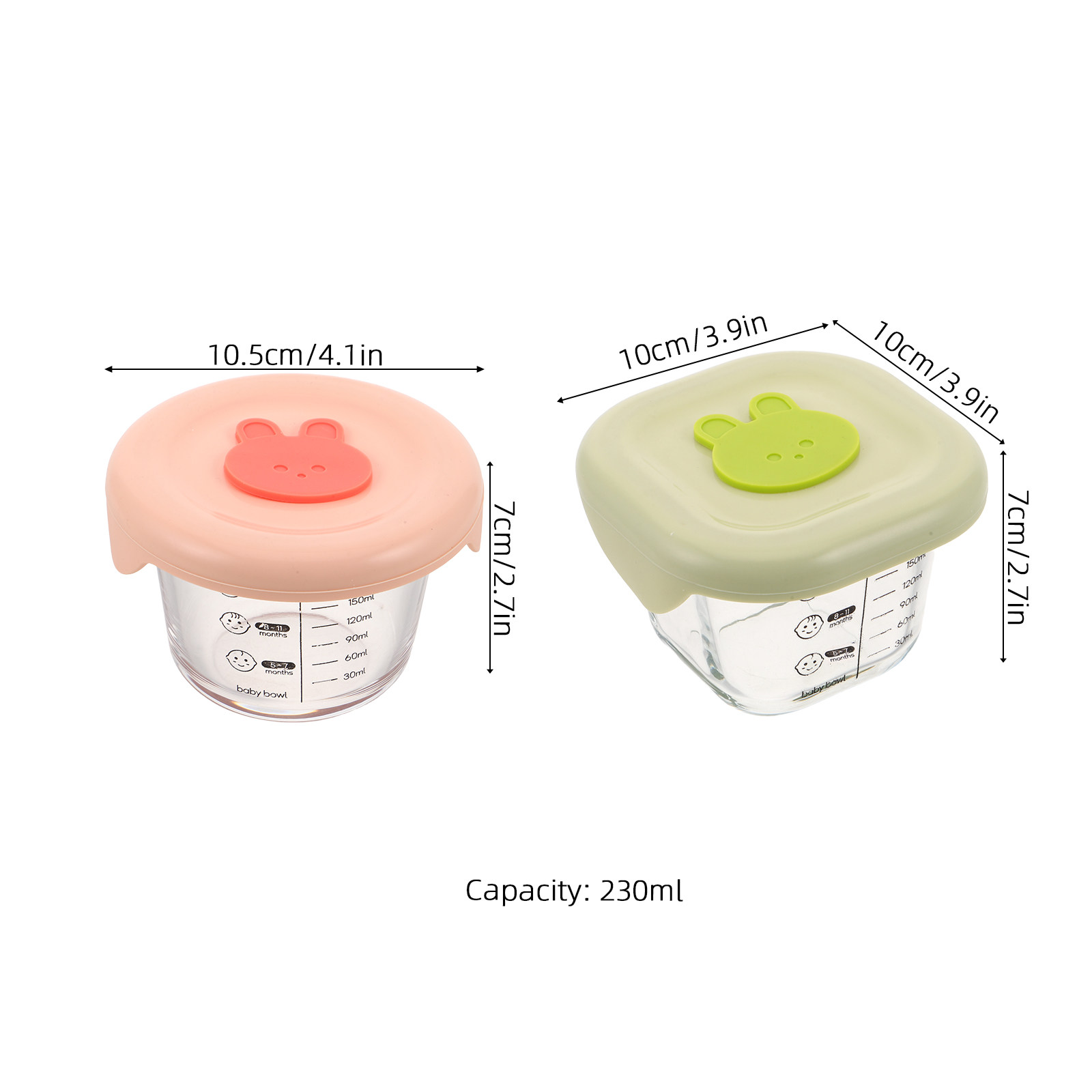 2 Adet Bebek Maması Saklama Ka - Baby Food Glass incelemesi ve fiyatı