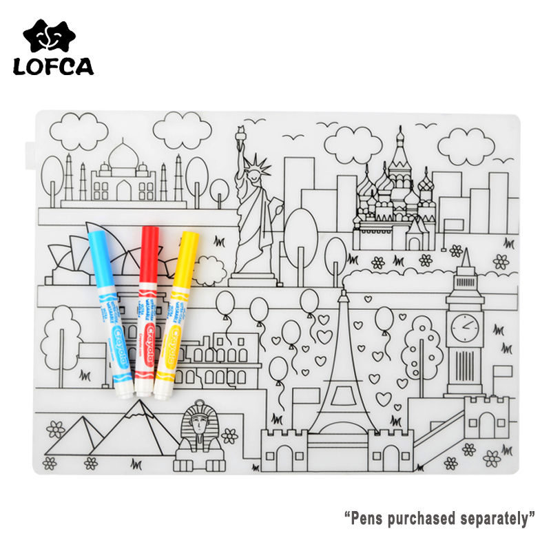 Silikon bebek Placemat 1 adet  - Baby Food Utensils incelemesi ve fiyatı
