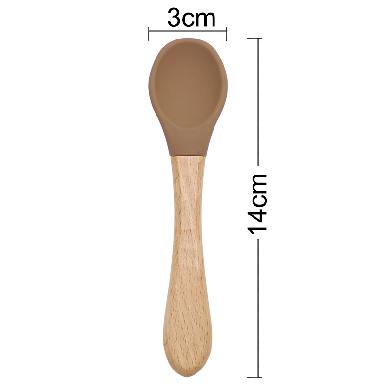 Besleme Ahşap Saplı Silikon Ka - Baby Food Utensils incelemesi ve fiyatı