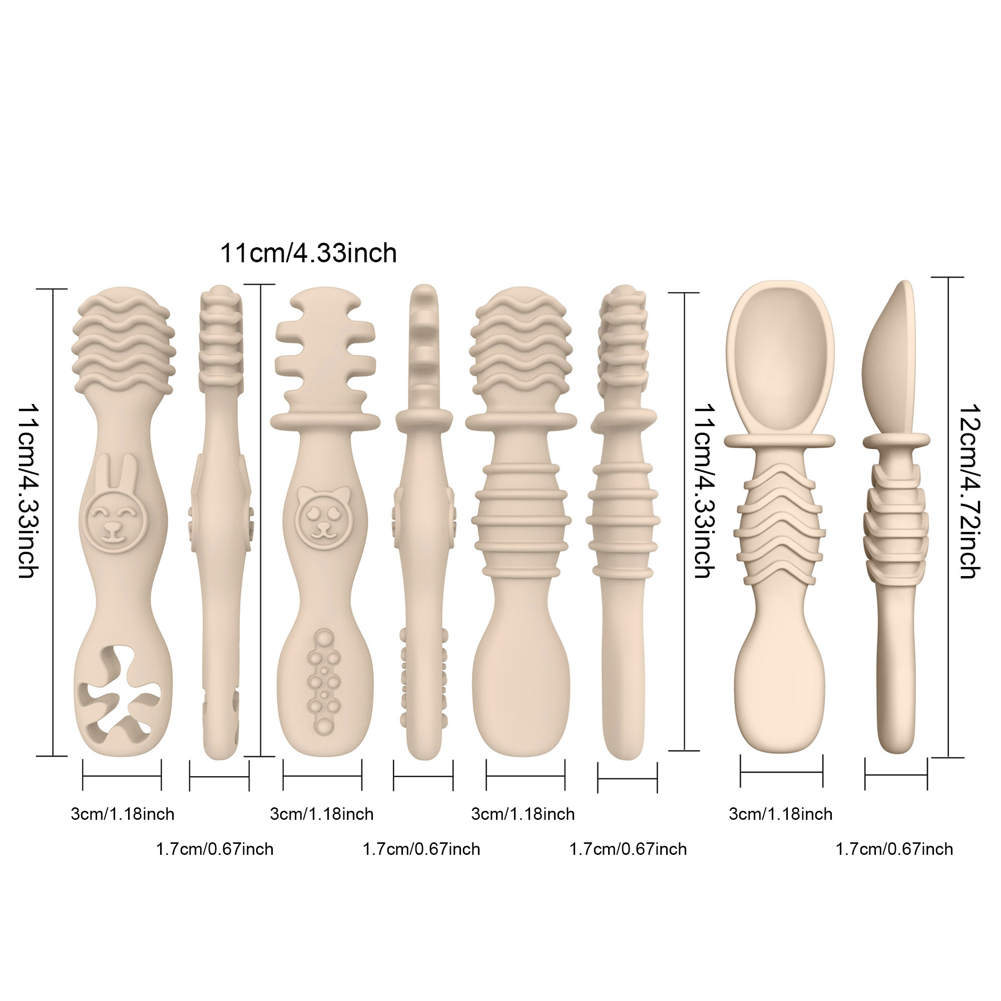 4 adet silikon bebek mama kaşı - Baby Food For 6 Months incelemesi ve fiyatı